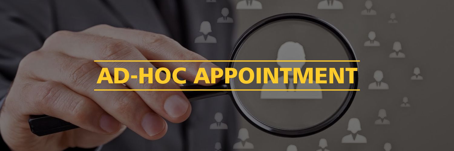 Ad-Hoc Appointment