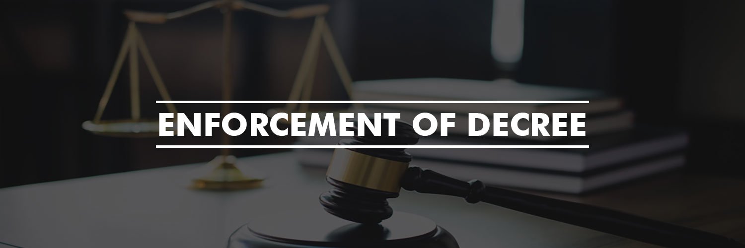 Enforcement of Decree