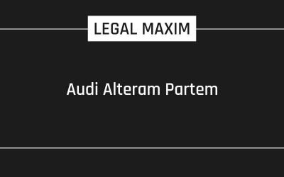 Audi Alteram Partem