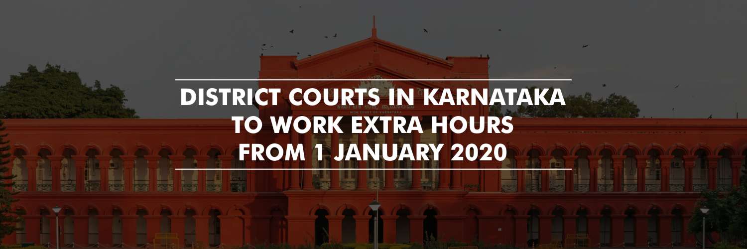 New year resolution for District Courts in Karnataka