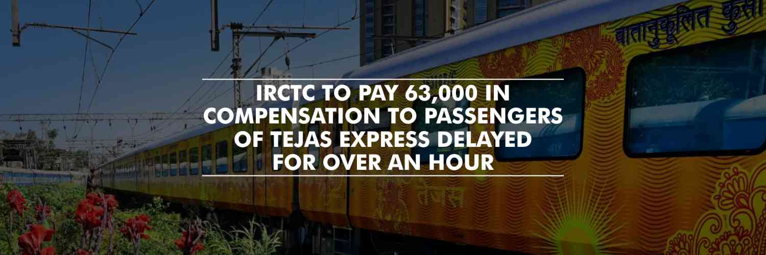 Tejas express delayed by an Hour, Passengers to receive compensation – IRCTC