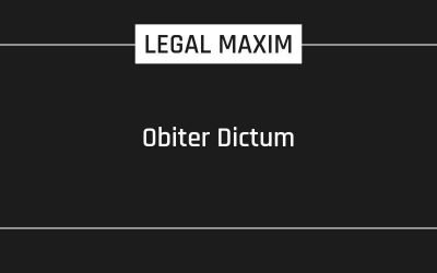 Obiter Dictum