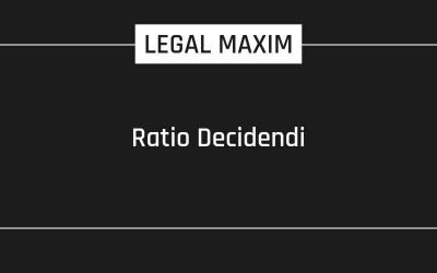 Ratio Decidendi