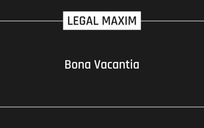 Bona Vacantia