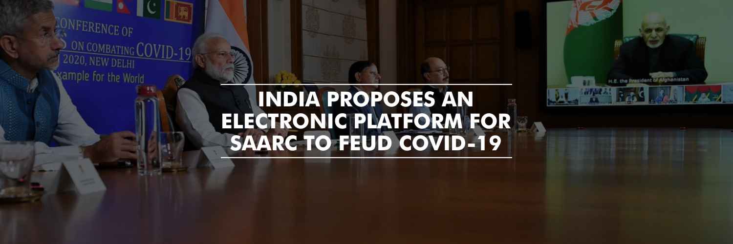 India proposes an electronic platform for SAARC to feud COVID-19