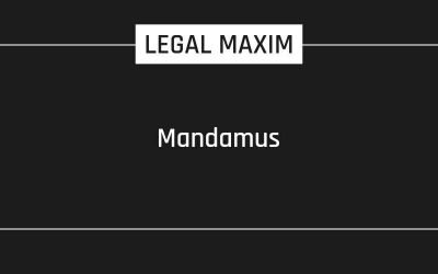 Mandamus