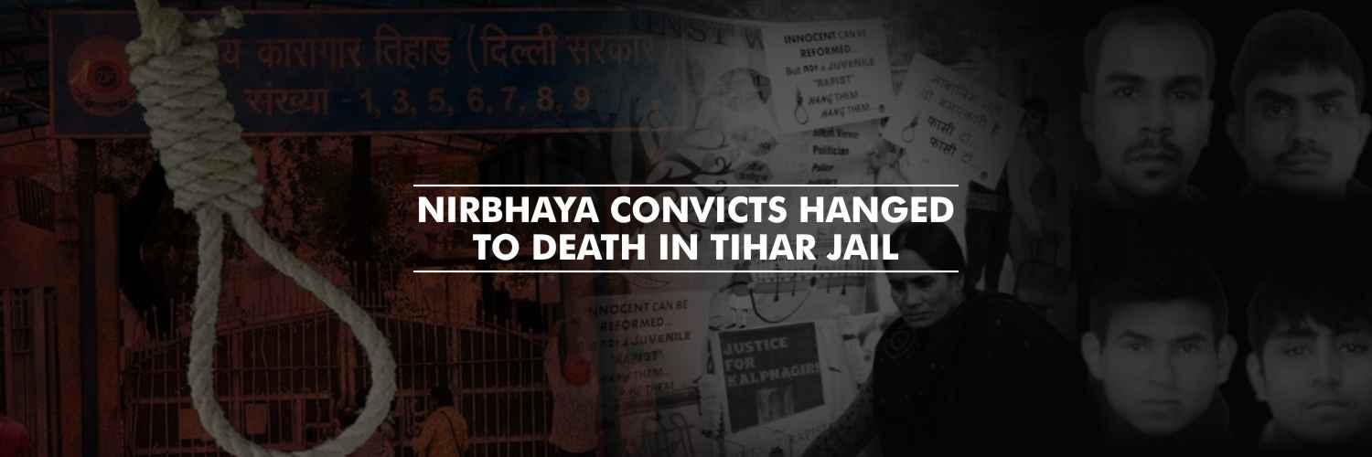 Four convicts in the Nirbhaya case hanged to death