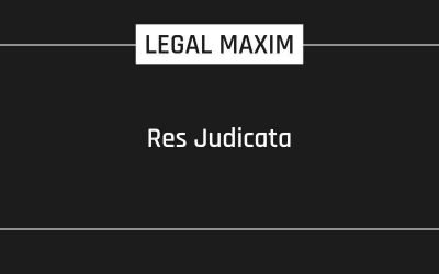 Res Judicata