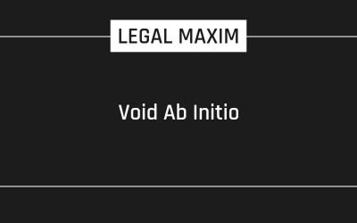 Void ab initio