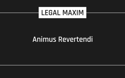 Animus Revertendi