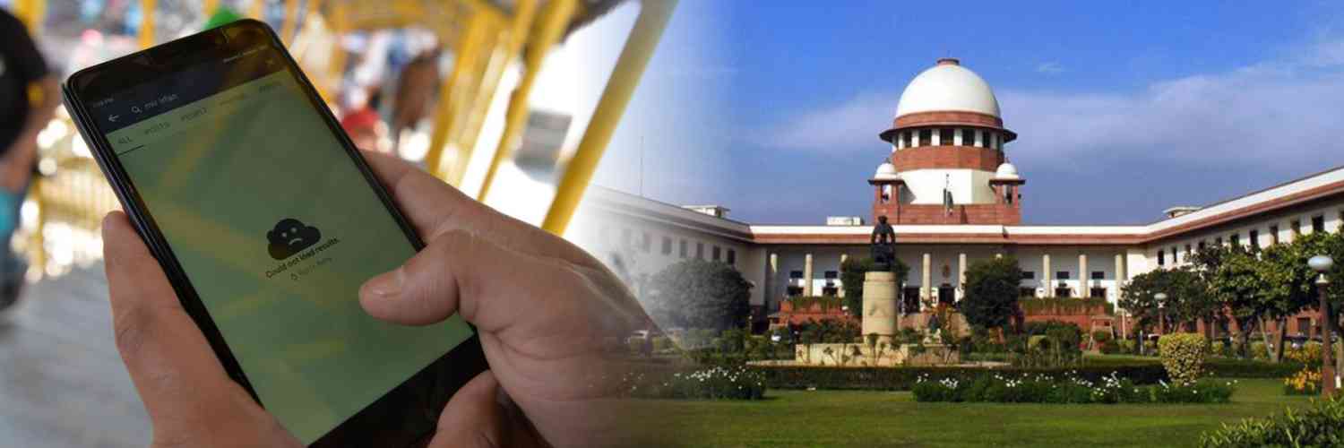 Supreme Court Seeks Centre’s Reply on Contempt Plea Over 4G Internet Restrictions in J&K