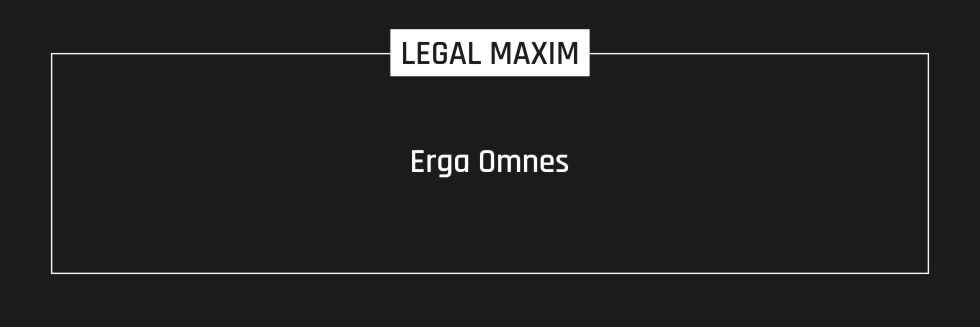 Erga Omnes