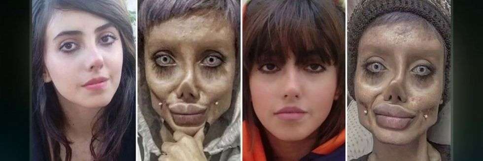 Iranian Teen Sentenced to 10 Years of Imprisonment for Posting Pictures Morphed as Zombie Version of Angeline Jolie