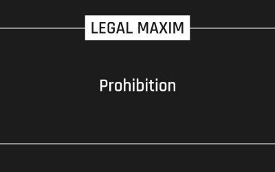 Prohibition