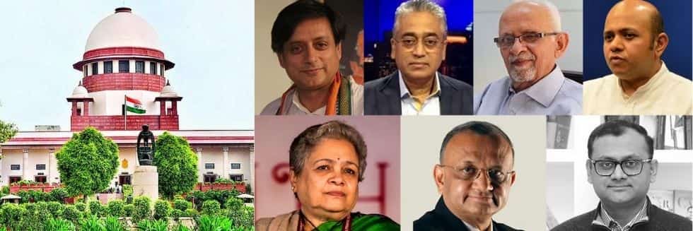 SC Stays Arrest of Shashi Tharoor, Rajdeep Sardesai And Others Over ‘Misleading’ Tweets