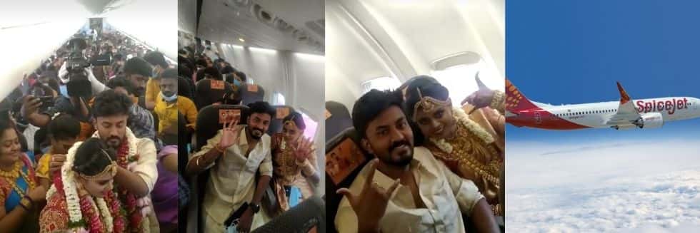 DGCA Derostered SpiceJet Crew over Madurai Couple’s Mid Air Marriage, Strict Action Ordered