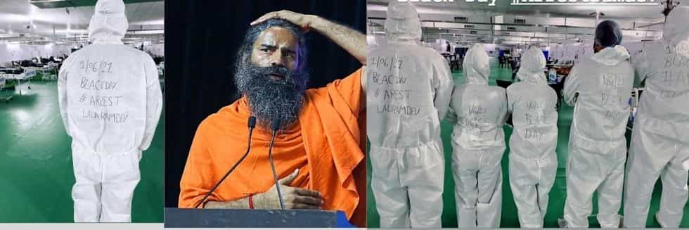 IMA Vs Baba Ramdev: Allopathy Doctors Staged Protests Against Baba Ramdev, Observed June 1 As Black Day