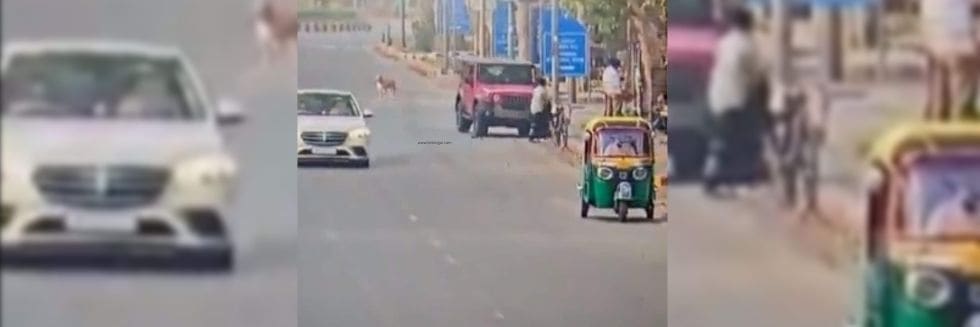 DISTURBING: 1 Held For Crushing A Pedestrian On Janpath, Video Goes Viral