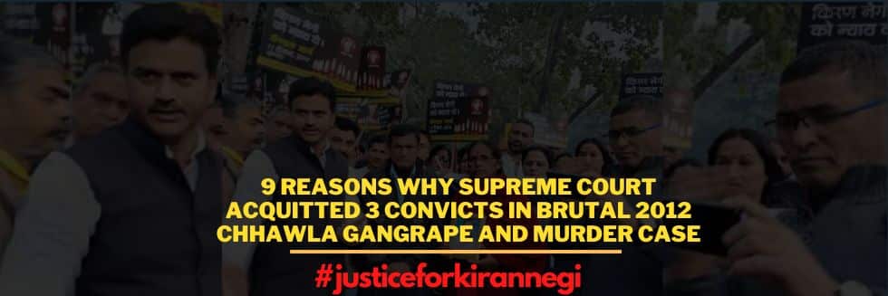 9 Reasons Why Supreme Court Acquitted 3 Convicts In Brutal 2012 Chhawla Gangrape And Murder Case