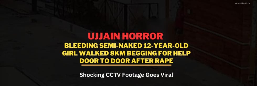 Ujjain Horror: Bleeding Semi-Naked 12-Year-Old Girl Walked 8km Begging for Help Door To Door After Rape, CCTV Footage Goes Viral